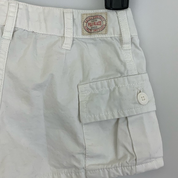 Girl’s Polo Ralph Lauren White Shorts - Picture 3 of 4